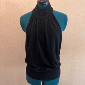VICTORIA’S SECRET Mockneck Sleeveless Open Back Sweater Tank, Small